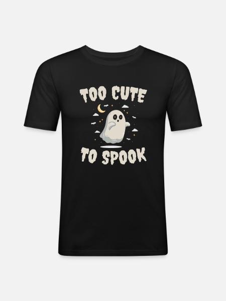 Halloween - T-shirt près du corps Homme - noir