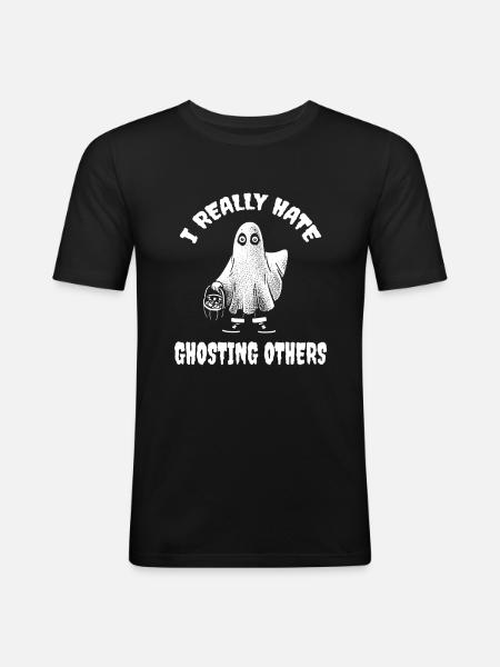 Halloween - T-shirt près du corps Homme - noir