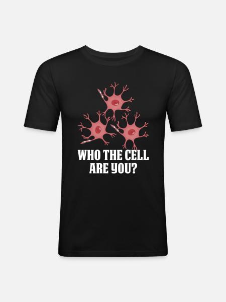 Biology Biologist Cell Molecular Biologist - Men's Slim Fit T-Shirt - black