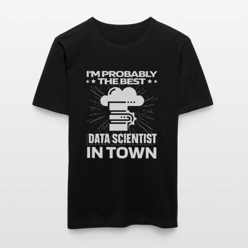 Data Science Data Analyst Server Men's Slim Fit T-Shirt