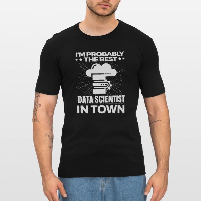 Data Science Data Analyst Server Men's Slim Fit T-Shirt