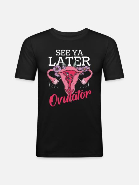 Hysterectomy - Men's Slim Fit T-Shirt - black