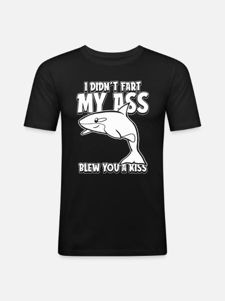 Shark Ironic - Men's Slim Fit T-Shirt - black
