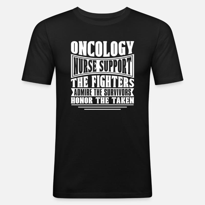 Krankenschwester Ehren - Männer Slim Fit T-Shirt - Schwarz