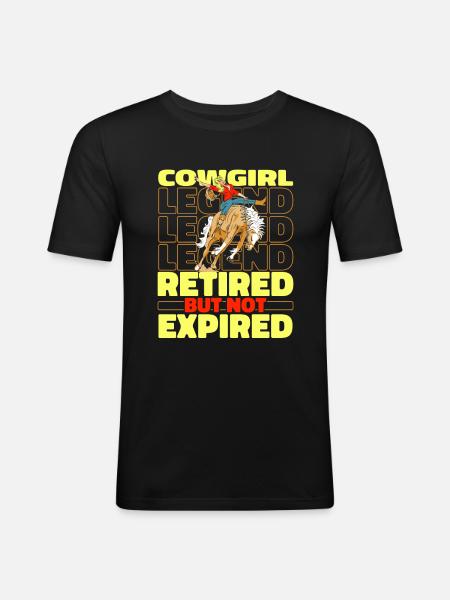 Retired Rodeo - Men's Slim Fit T-Shirt - black