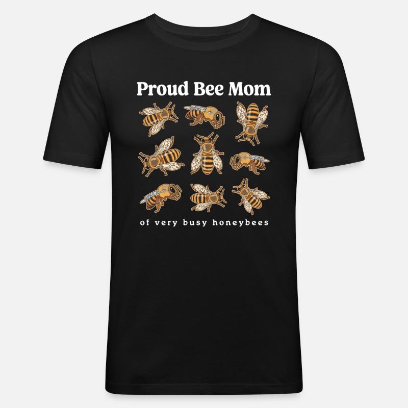 Beekeeper Beekeeper Beekeeper Beekeeping Gift - Men's Slim Fit T-Shirt - black