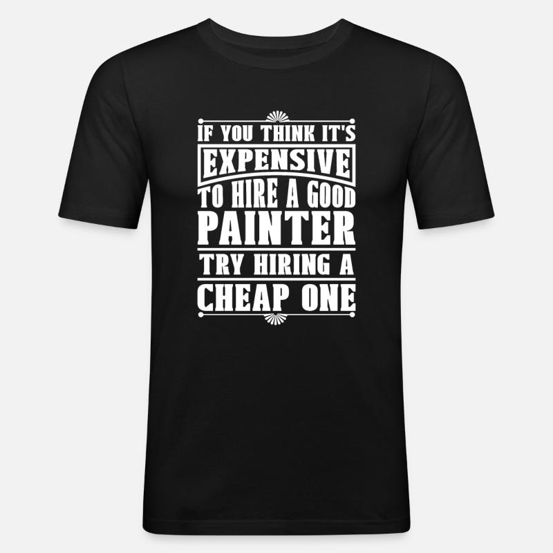 Painter Painter Funny - Men's Slim Fit T-Shirt - black