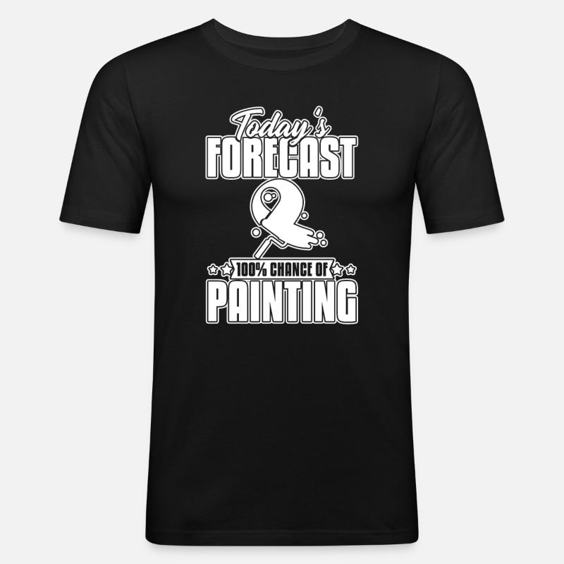 Painter Painter Funny - Men's Slim Fit T-Shirt - black