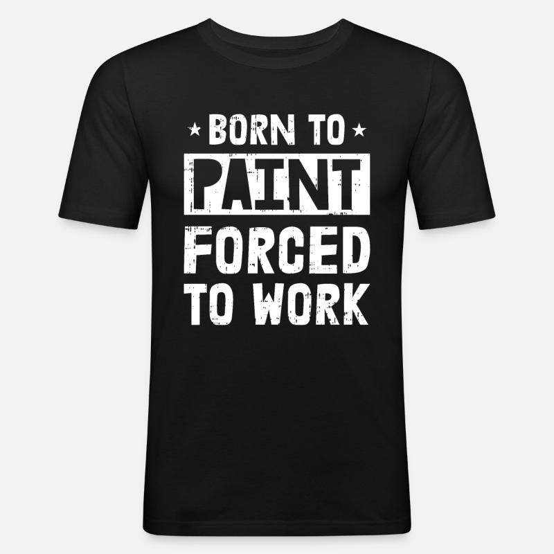 Painter Painter Funny - Men's Slim Fit T-Shirt - black