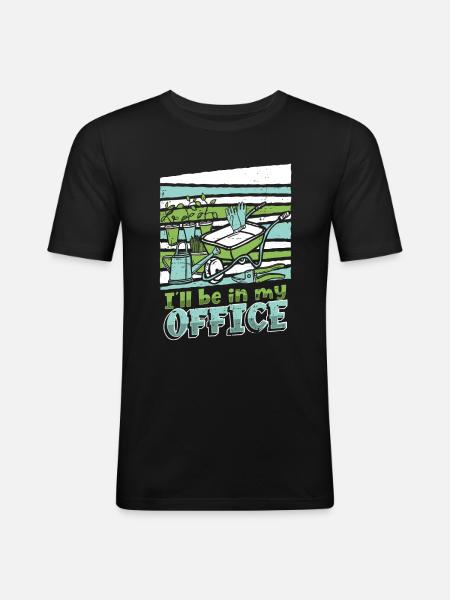 Hobby Gardener Garden - Men's Slim Fit T-Shirt - black