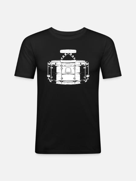 Spielmannszug Drums - Men's Slim Fit T-Shirt - black