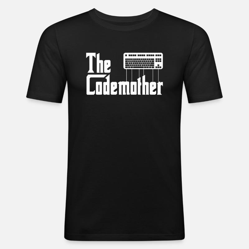 Entwickler Coder Programmierer Lustig - Männer Slim Fit T-Shirt - Schwarz
