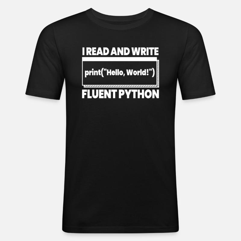 Développeur Coder Programmeur Drôle - T-shirt près du corps Homme - noir