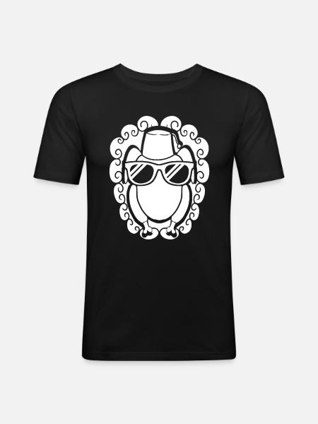 Thanksgiving Sunglasses - Men's Slim Fit T-Shirt - black