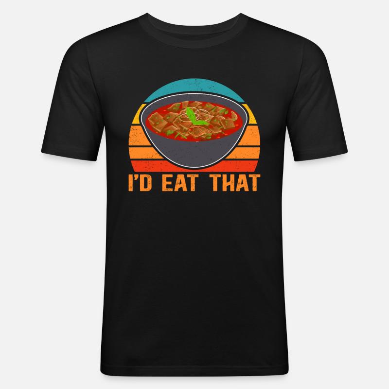 Gulasch Ungarischer Gulasch Geschenk - Männer Slim Fit T-Shirt - Schwarz