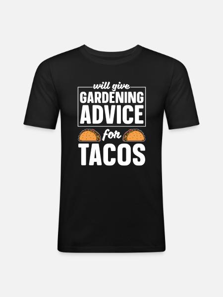 Hobby Gardener Garden Funny - Men's Slim Fit T-Shirt - black