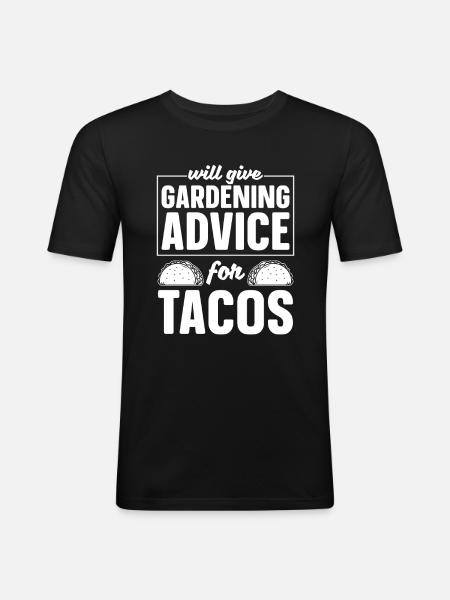 Hobby Gardener Garden Funny - Men's Slim Fit T-Shirt - black