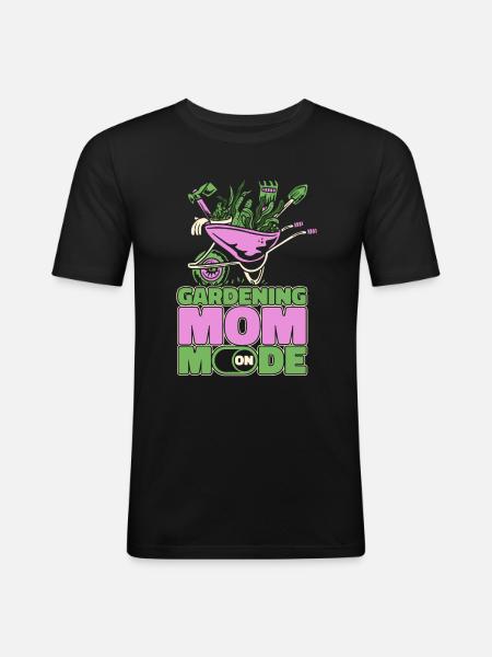 Hobby Gardener Garden Horticultural Mom - Men's Slim Fit T-Shirt - black
