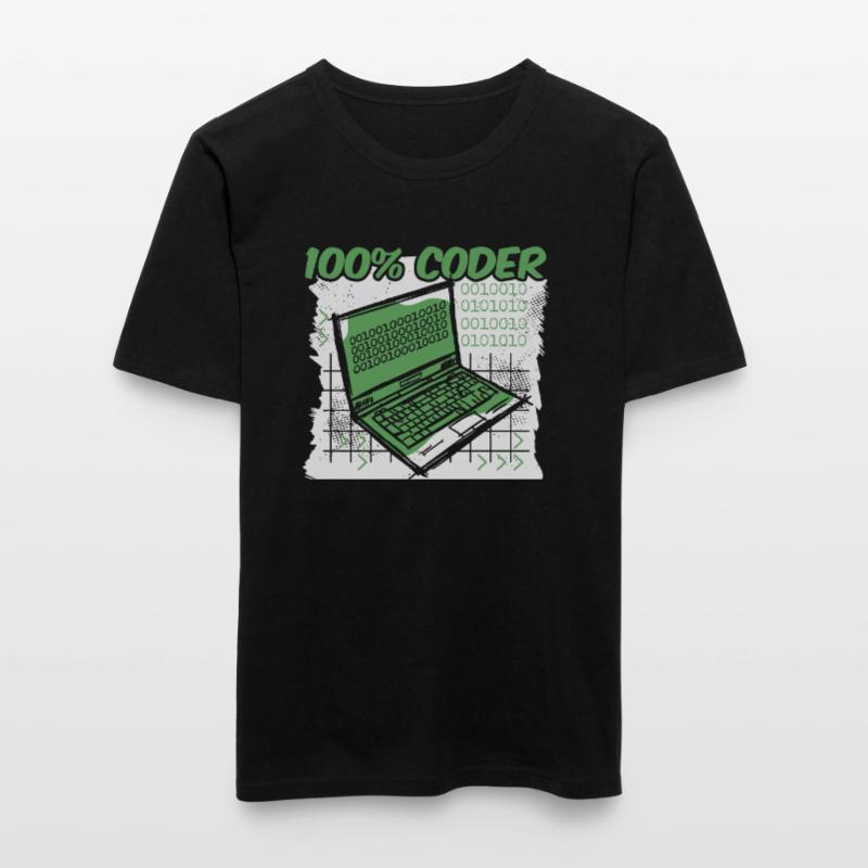 Entwickler Coder Programmierer Männer Slim Fit T-Shirt