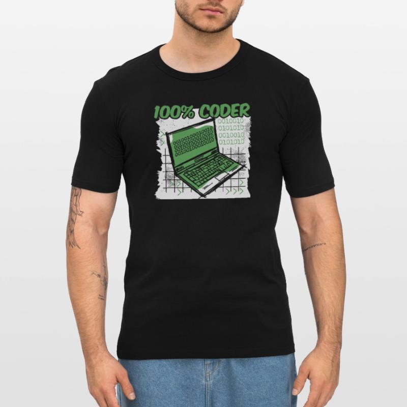 Entwickler Coder Programmierer Männer Slim Fit T-Shirt