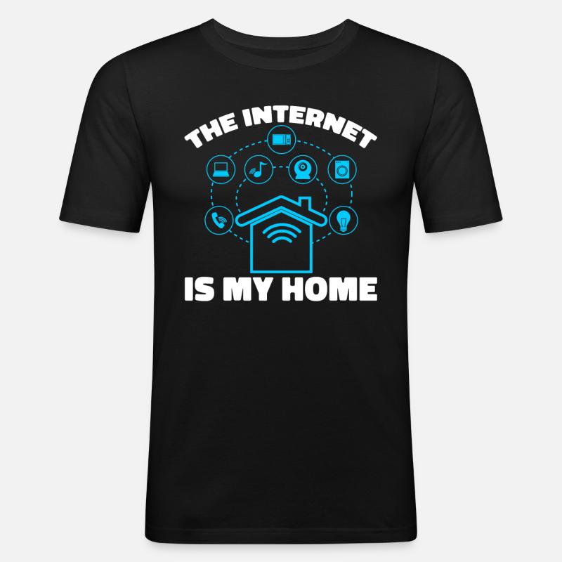 Web Entwickler Webdeveloper Cool - Männer Slim Fit T-Shirt - Schwarz