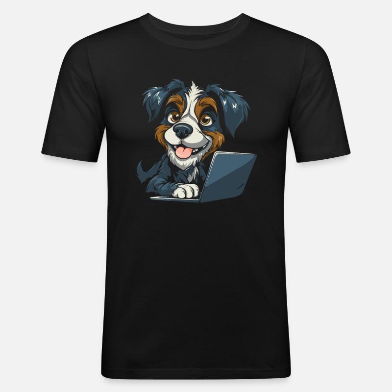 Web Developer Web Developer Cute - Men's Slim Fit T-Shirt - black