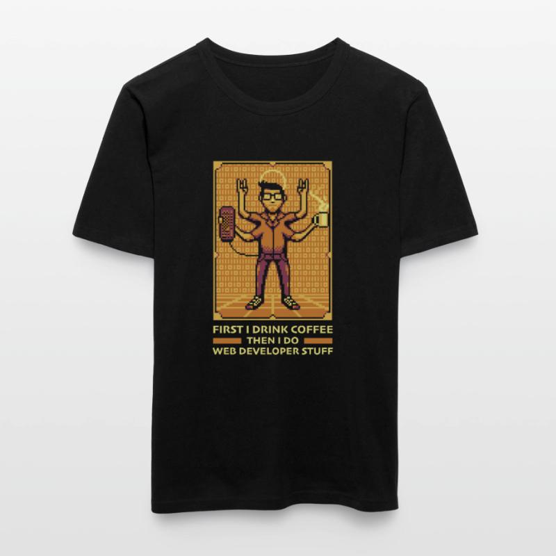 Web Developer Web Developer Coffee Men's Slim Fit T-Shirt
