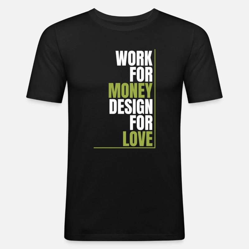 Web Entwickler Webdeveloper Liebe - Männer Slim Fit T-Shirt - Schwarz