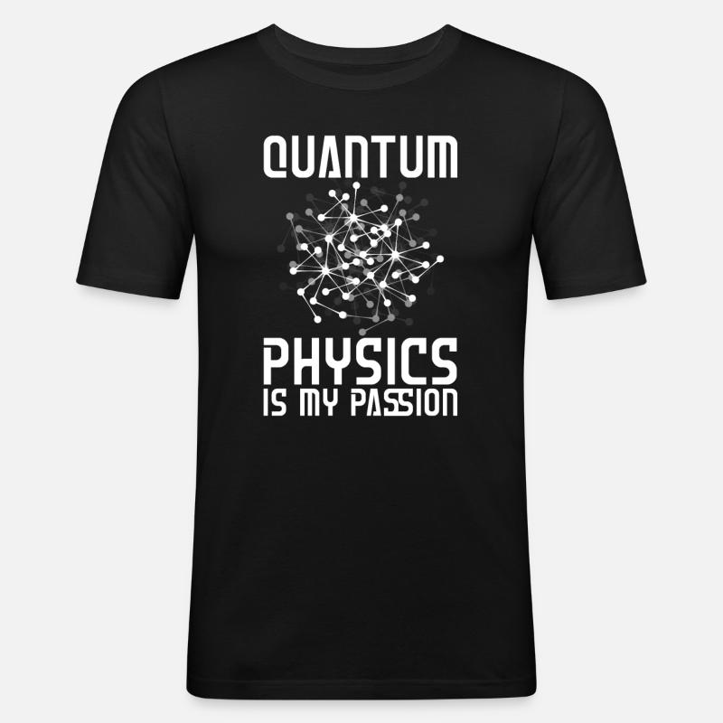 Physics Phykes Devotion Quantum Physics - Men's Slim Fit T-Shirt - black