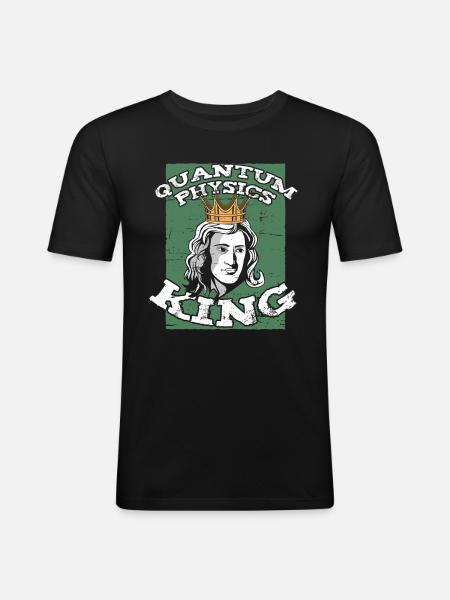 Physique Phyker King Physique quantique - T-shirt près du corps Homme - noir