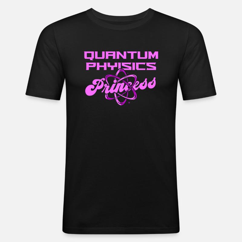Physics Physicists Quantum Physics - Men's Slim Fit T-Shirt - black