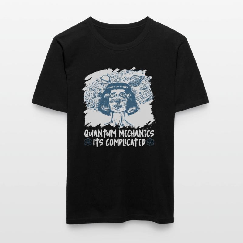 Physics Physicists complicate quantum physics Men's Slim Fit T-Shirt