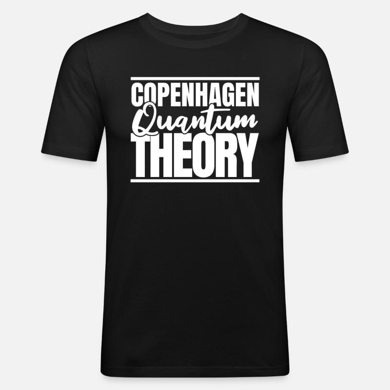 Physics Physicists Quantum Physics - Men's Slim Fit T-Shirt - black