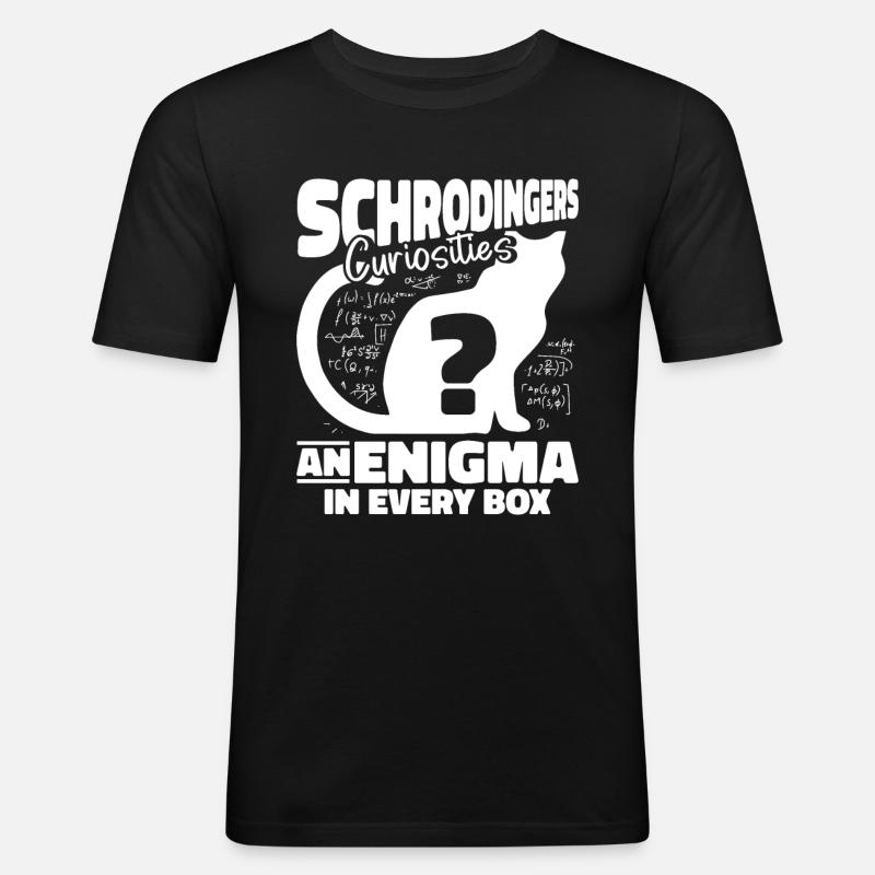 Physics Physicists Quantum Physics - Men's Slim Fit T-Shirt - black