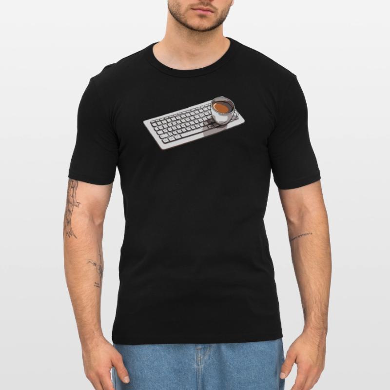 Developer, Coder, Programmer, Coffee Men's Slim Fit T-Shirt