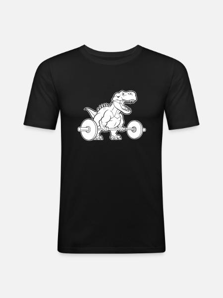 Trex T Rex Dino - Men's Slim Fit T-Shirt - black