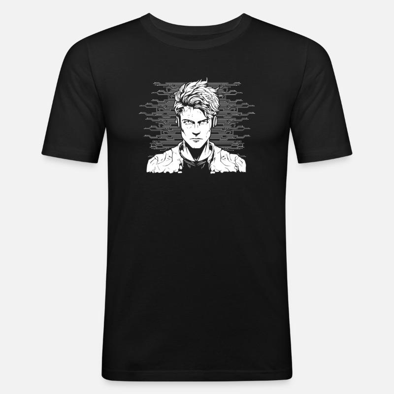 Developer, Coder, Programmer - Men's Slim Fit T-Shirt - black