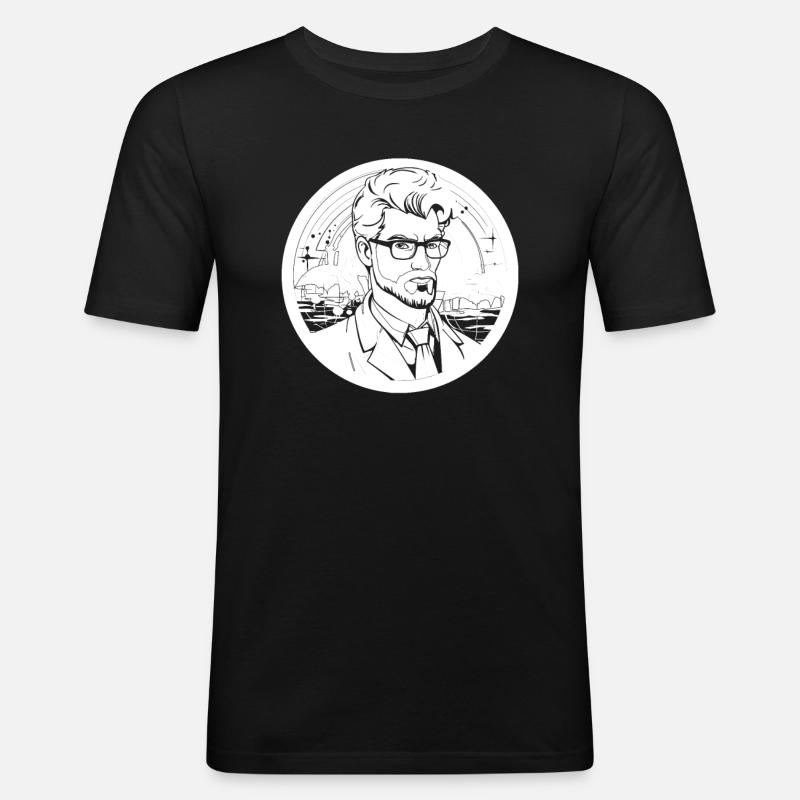 Data Science Data Analyst - Männer Slim Fit T-Shirt - Schwarz