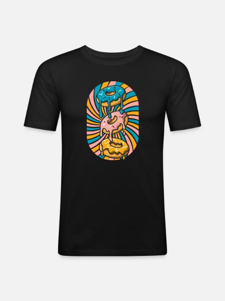 Doughnut - Men's Slim Fit T-Shirt - black