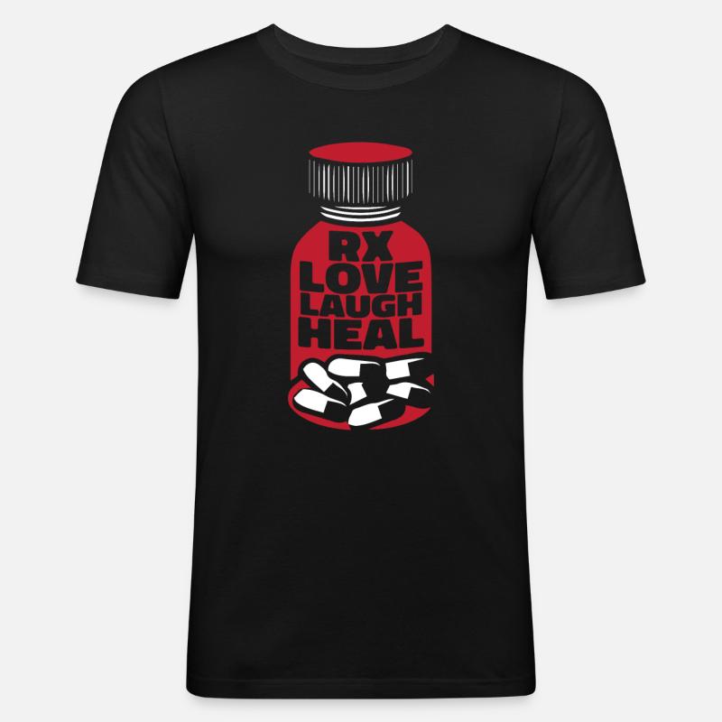 Krankenschwester - Männer Slim Fit T-Shirt - Schwarz