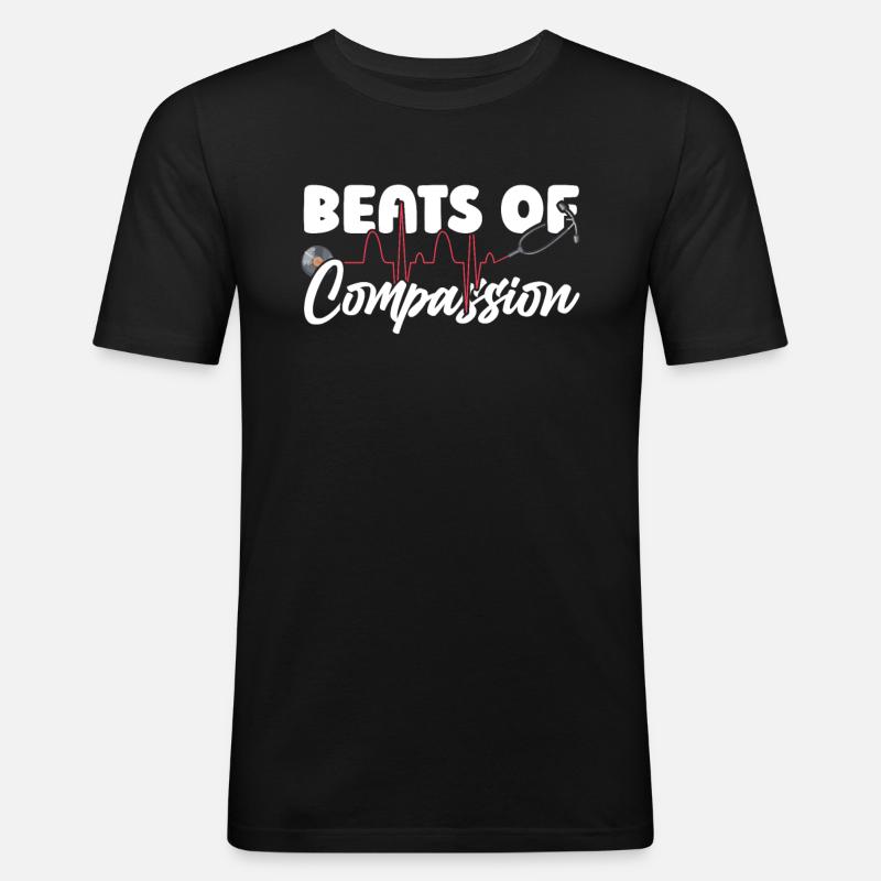 Krankenschwester - Männer Slim Fit T-Shirt - Schwarz