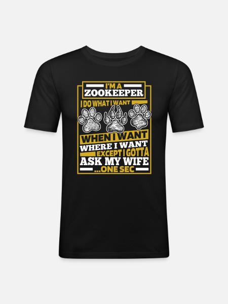 Zookeeper Zookeeper - Men's Slim Fit T-Shirt - black