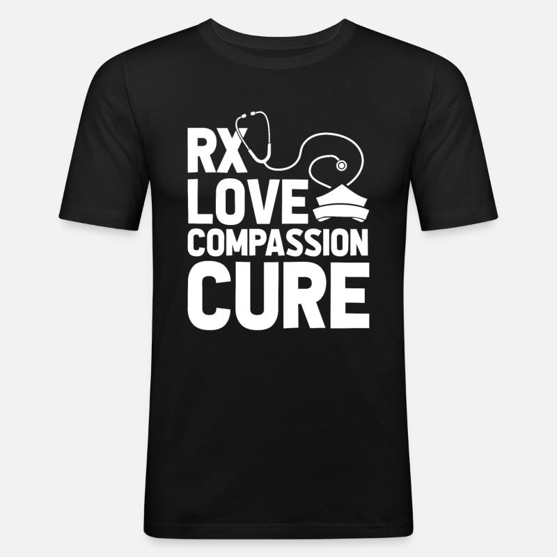 Krankenschwester - Männer Slim Fit T-Shirt - Schwarz