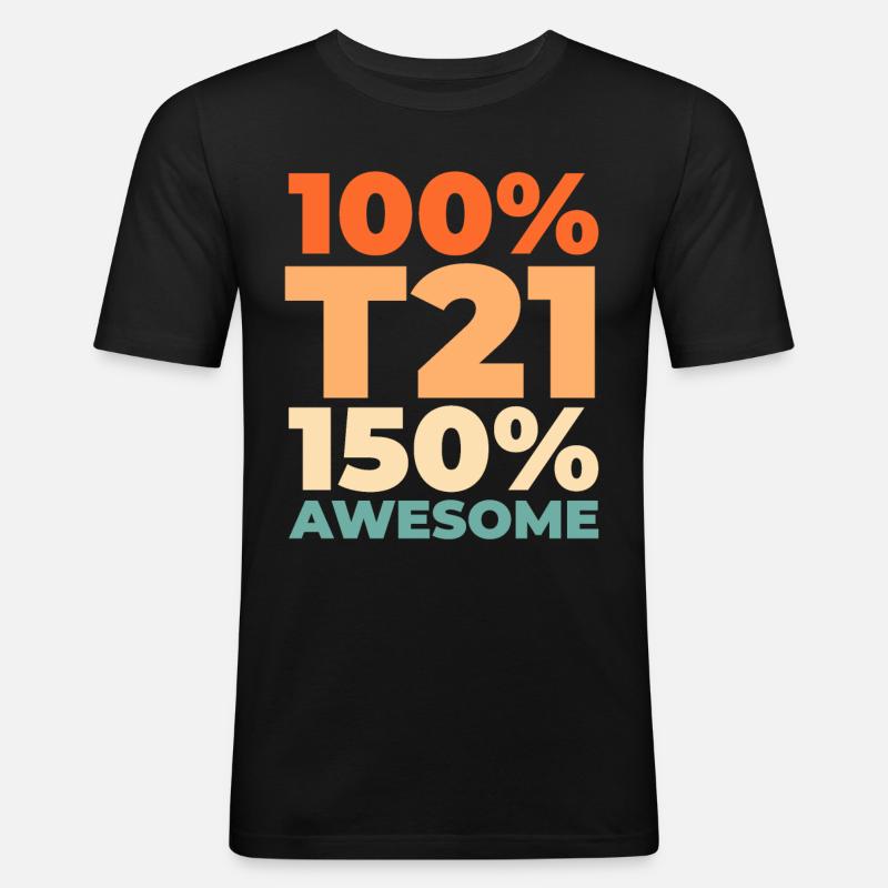 Flugzeug Pilot - Männer Slim Fit T-Shirt - Schwarz