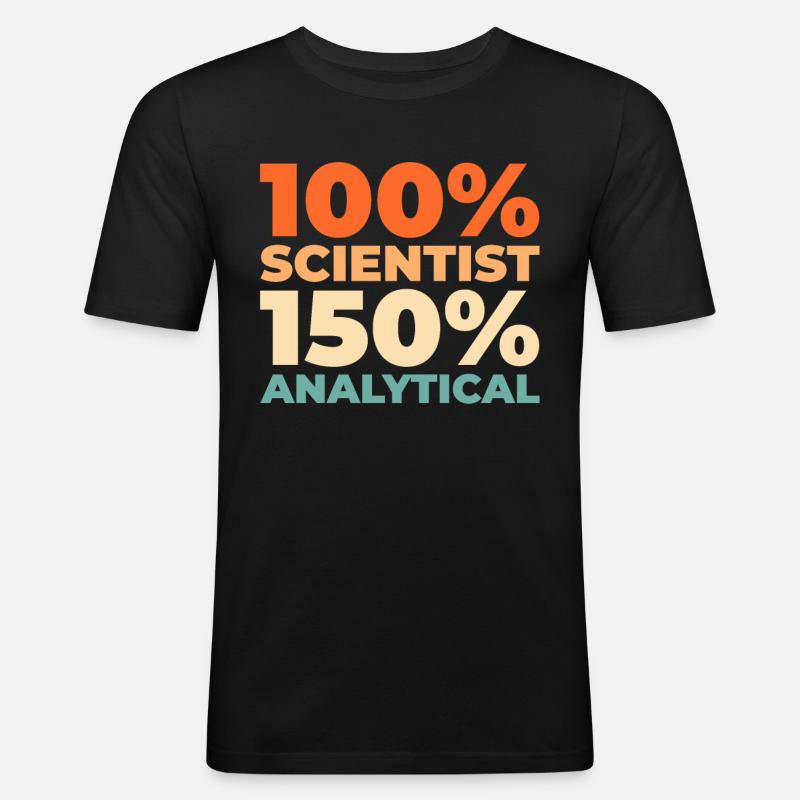 Data Science Data Analyst - Men's Slim Fit T-Shirt - black