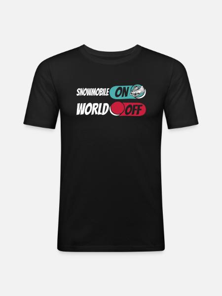 Snowmobile Snowmobile - Men's Slim Fit T-Shirt - black