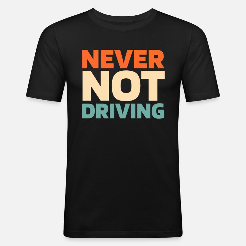 Lokführer Zugführer - Männer Slim Fit T-Shirt - Schwarz