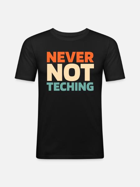 Teacher Pedagogue - Men's Slim Fit T-Shirt - black