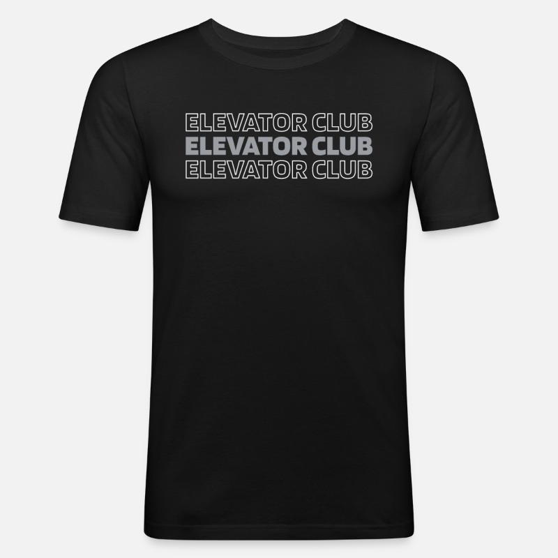 Elevator Elevator - Men's Slim Fit T-Shirt - black