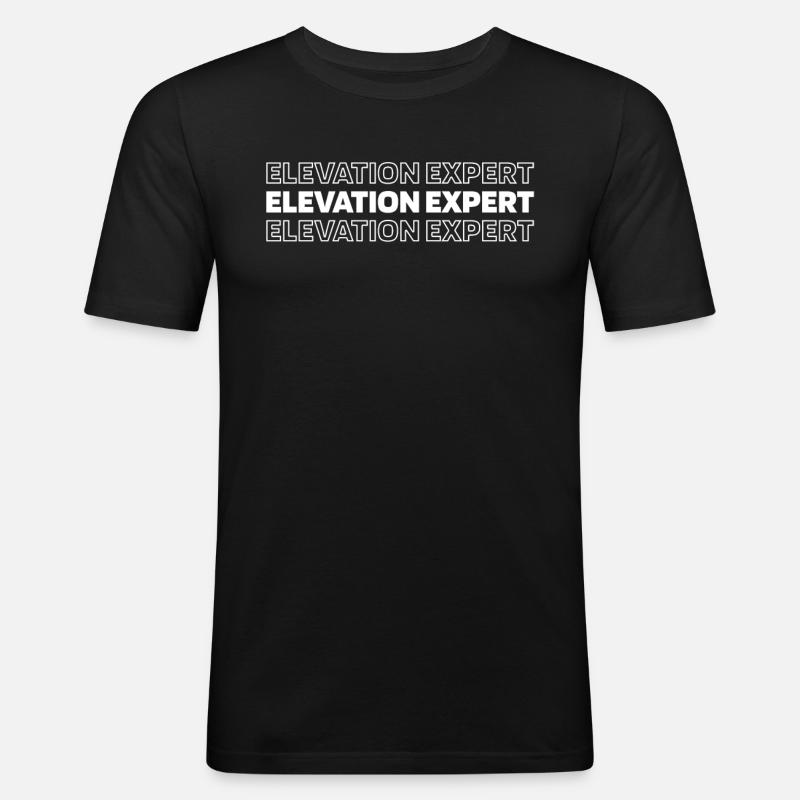 Elevator Elevator - Men's Slim Fit T-Shirt - black